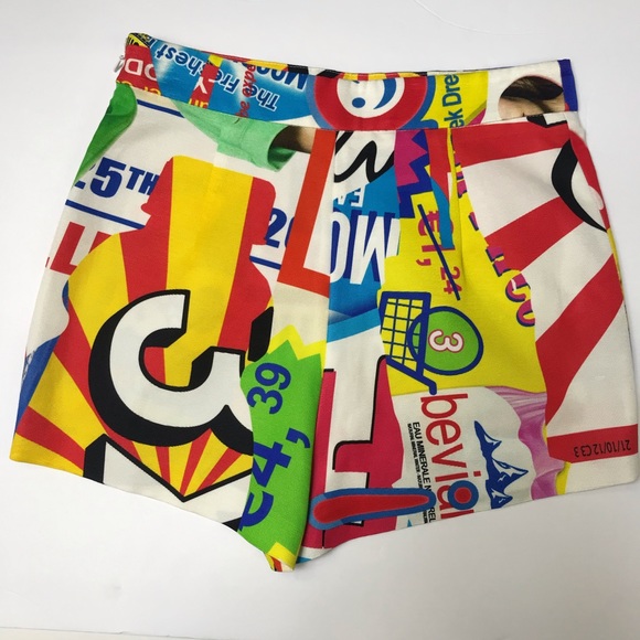 NWT MOSCHINO COUTURE MILANO FRESH PRINT Shorts - Picture 2 of 6